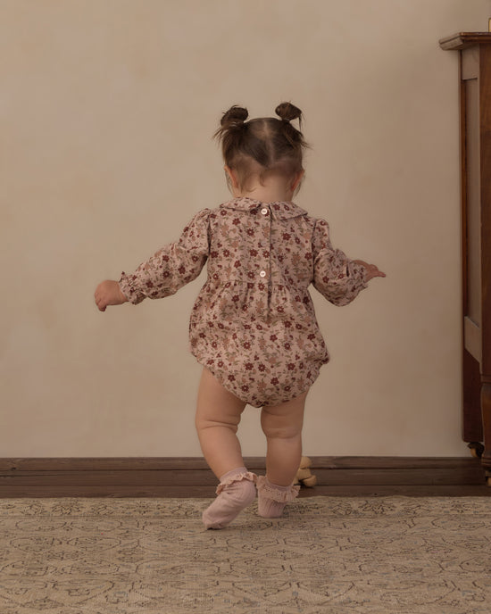 Cora Romper || Pink Floral by Rylee + Cru