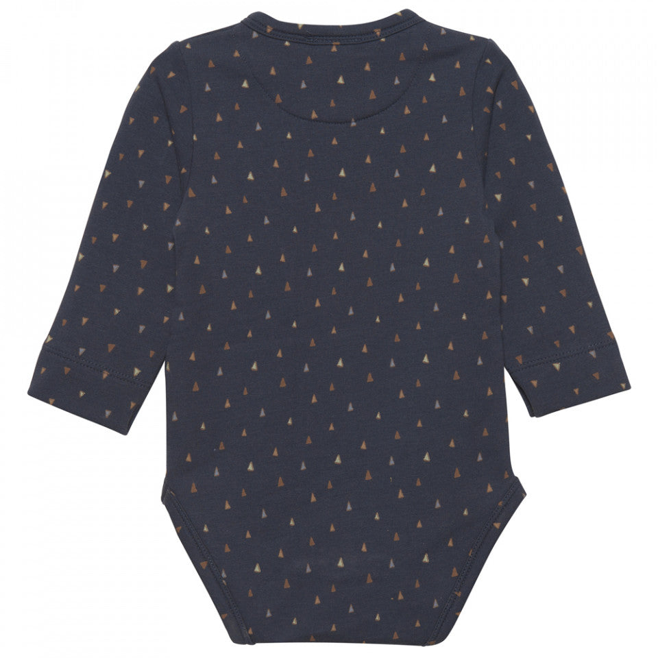 Long Sleeve Sweat Bodysuit in India Ink by Fixoni