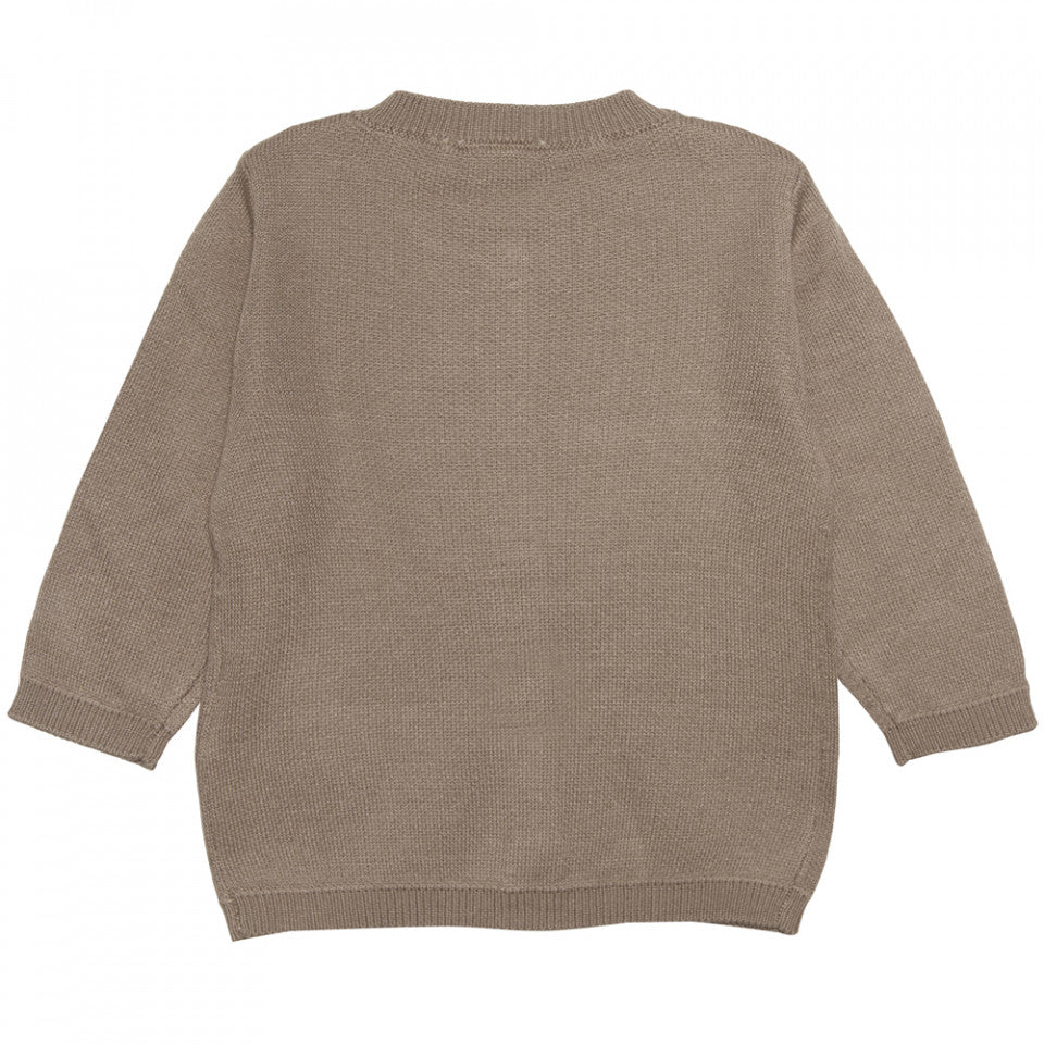 Knit Cardigan in Affogat by Fixoni