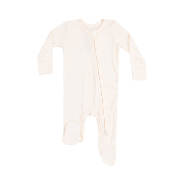 2 Way Zipper Footie - Solid Sugar Swizzle by Angel Dear