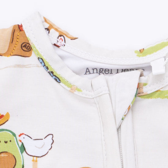 2 Way Zipper Footie- Avocado Toast by Angel Dear