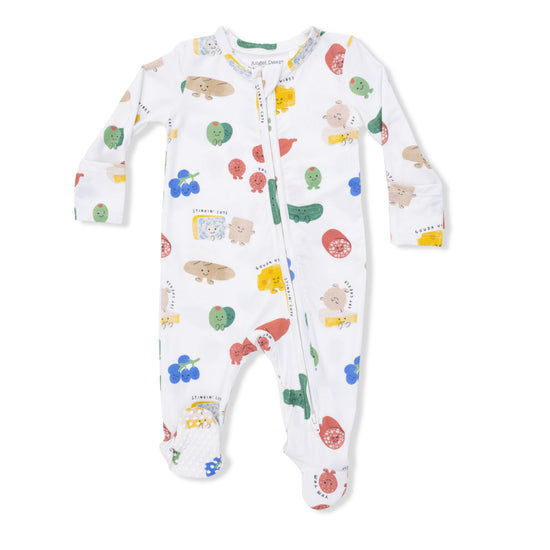 2 Way Zipper Footie- Charcuterie Cuties by Angel Dear