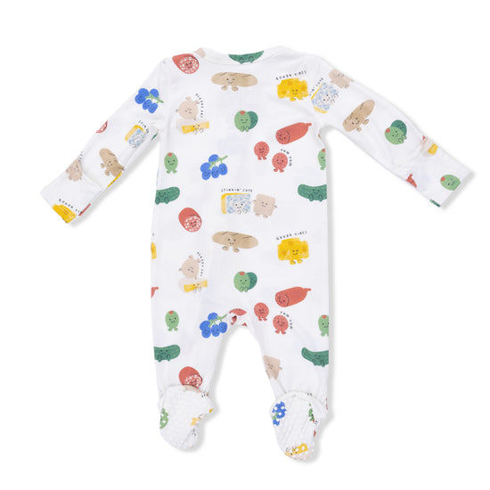 2 Way Zipper Footie- Charcuterie Cuties by Angel Dear