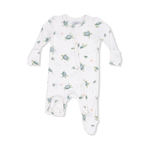 2 Way Zipper Footie- Sea Turtles by Angel Dear