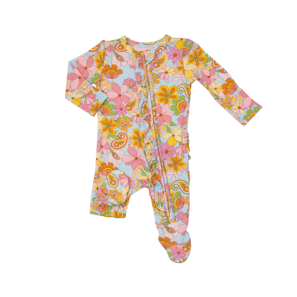 2-Way Ruffle Back Footie by Angel Dear