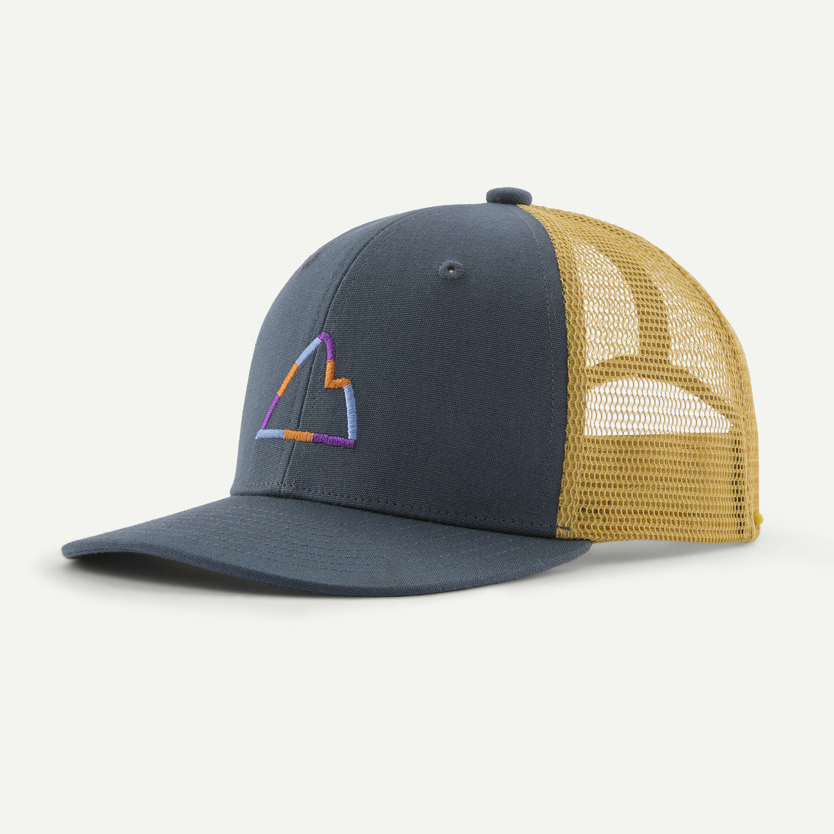 Kids' Trucker Hat- Fitz Roy Massif: Summit Blue by Patagonia