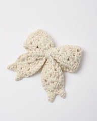 Crochet Bow || Natural by Quincy Mae