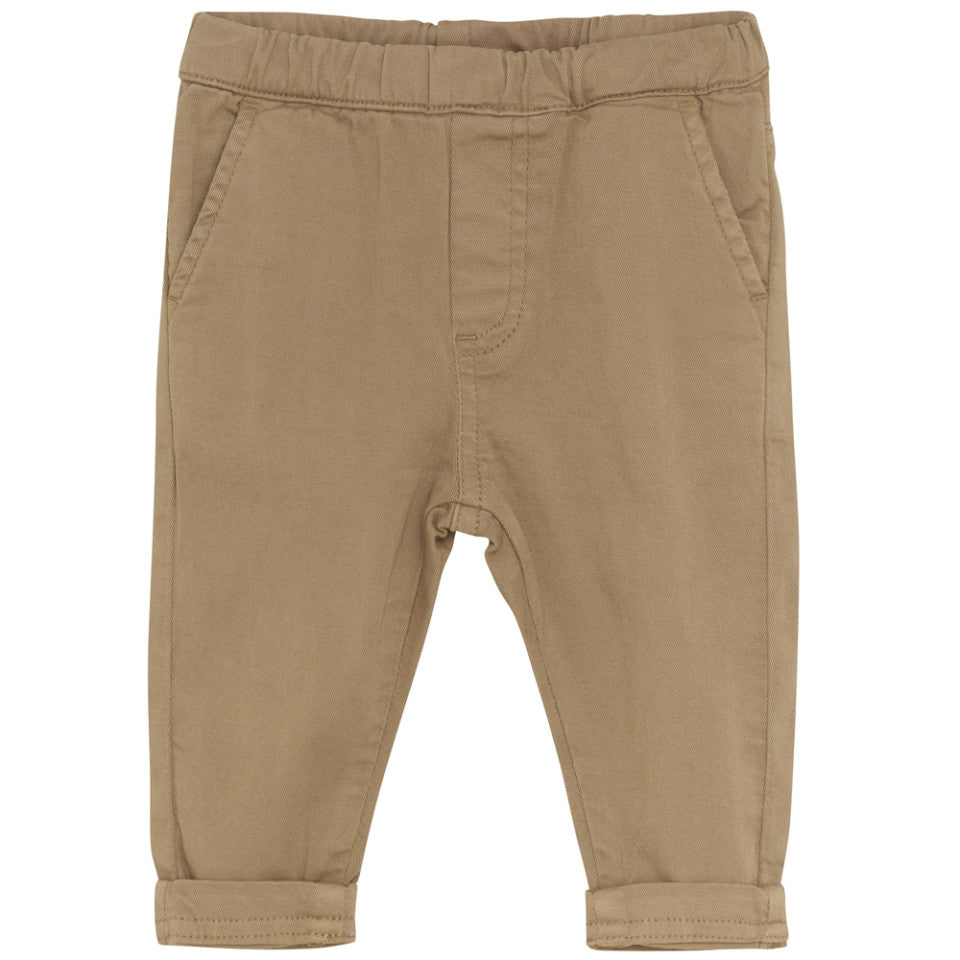 Twill Baby Pants - Tiger's Eye by Minymo