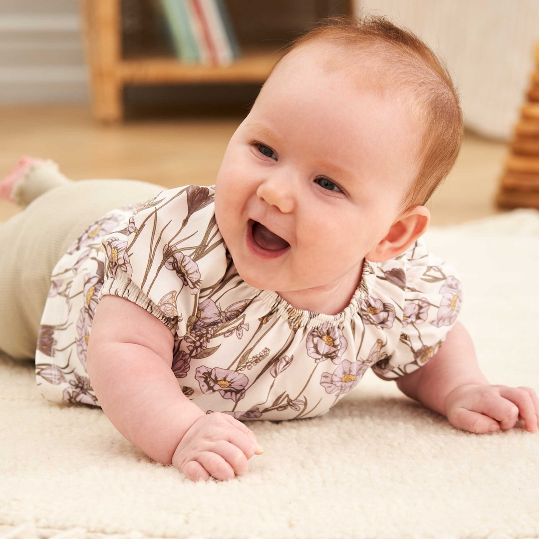 Puff Sleeve T-Shirt - Crocus by Müsli