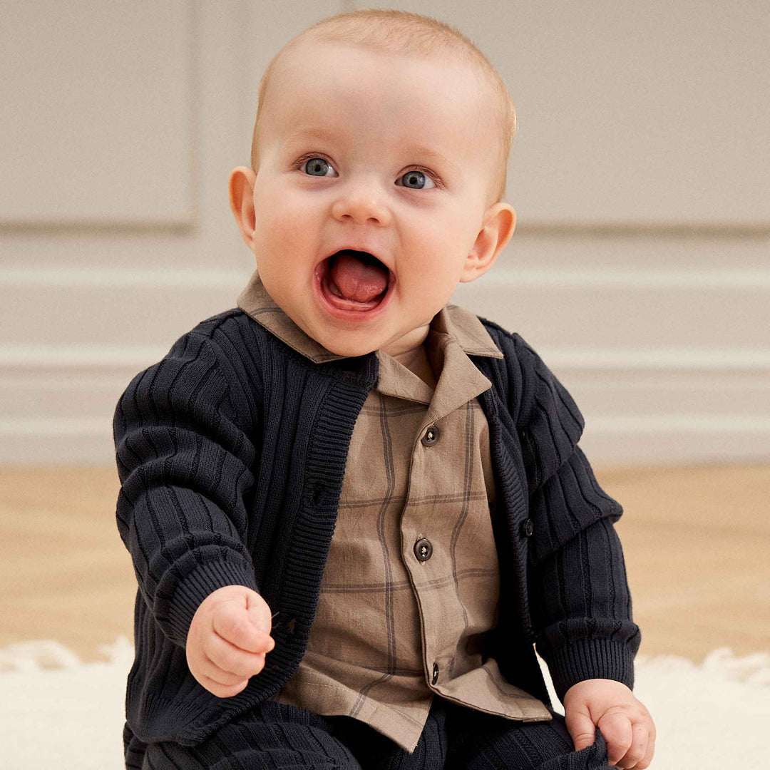 Check Baby Shirt by Müsli