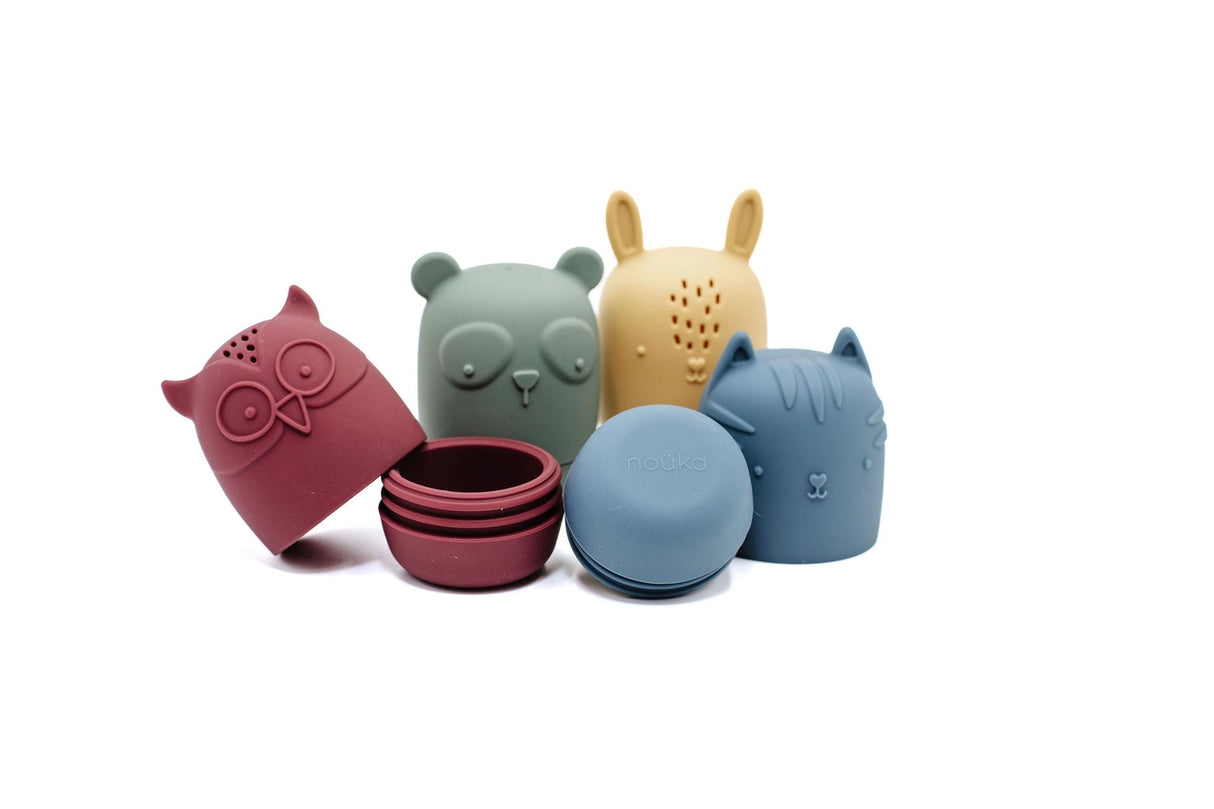 Noüka Animal Tumbler Bath Toys Set by Maighan Distribution