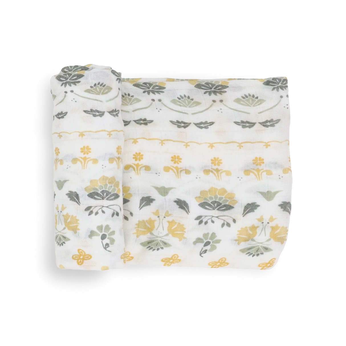 Deluxe Muslin Swaddle Blanket - Heirloom Floral by Little Unicorn