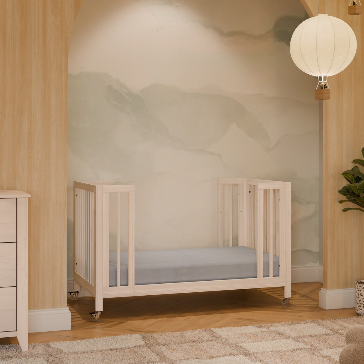 Babyletto Rolli 9-in-1 Convertible All-Stages Crib with Bassinet & Toddler Bed Conversion Kits