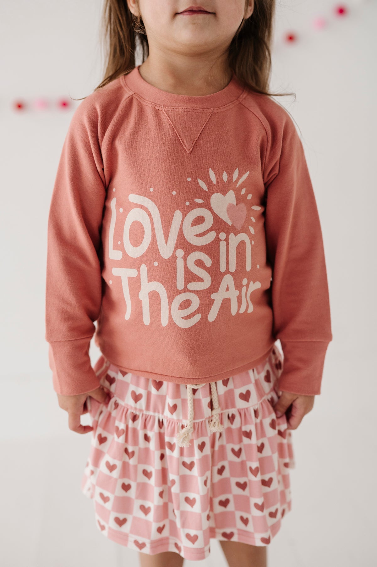 Raglan Sweatshirt- Love is in the Air by Babysprouts