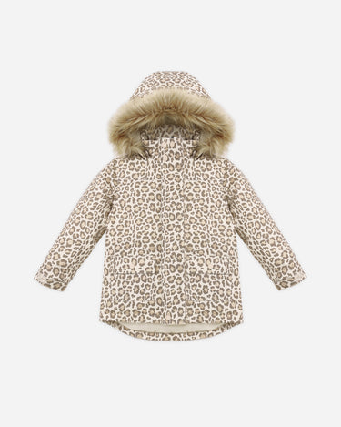 Parka Ski Jacket || Leopard by Rylee + Cru