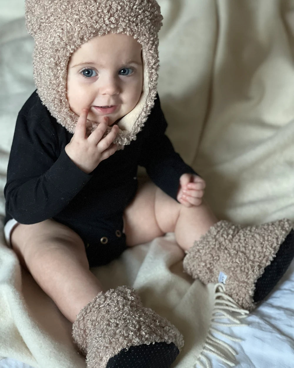 Baby Booties - Teddy by 7AM