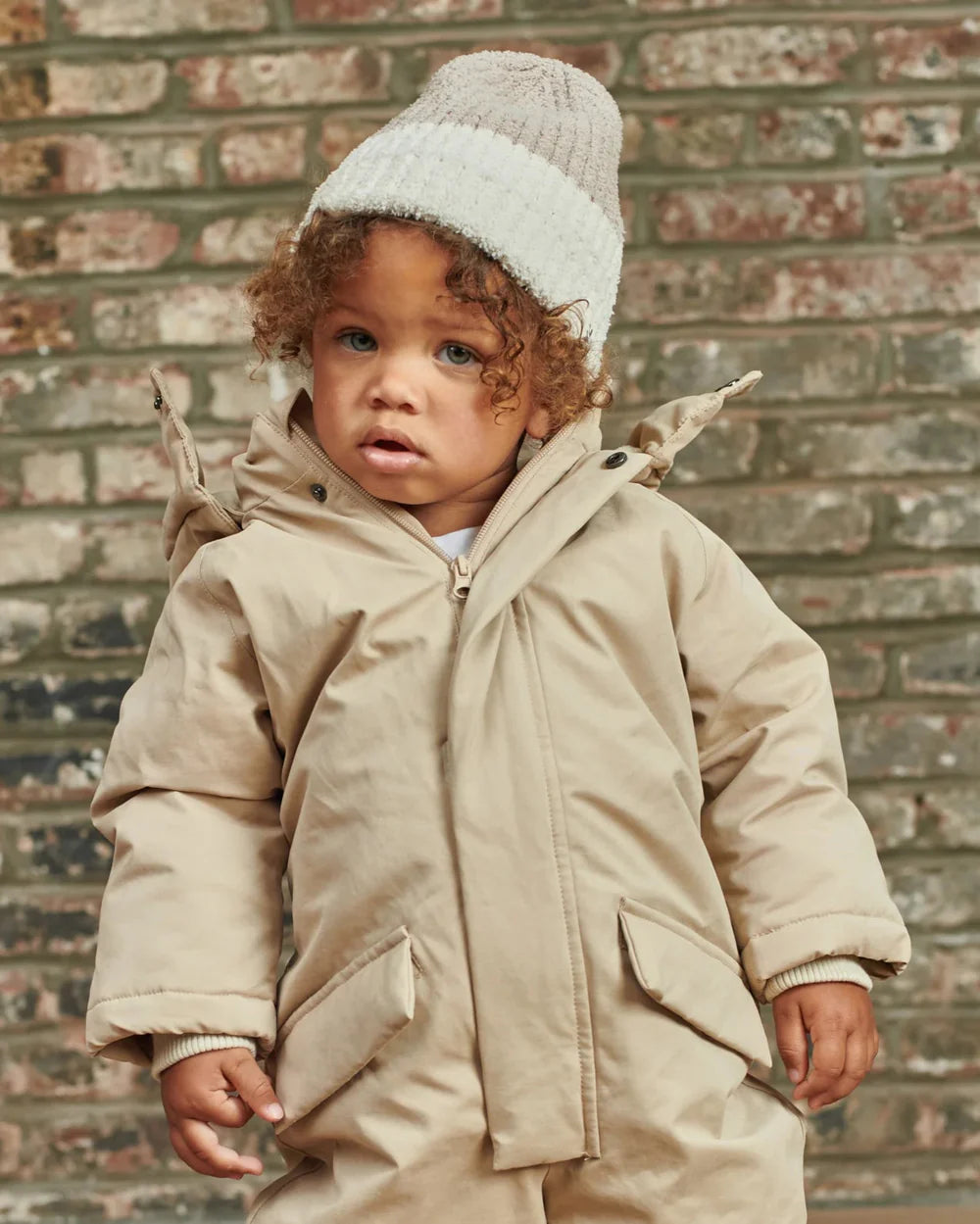 2-Tone Ribbed Beanie - Fuzzy by 7AM