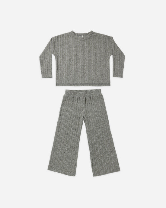 Cozy Rib Knit Set || Evergreen by Rylee + Cru