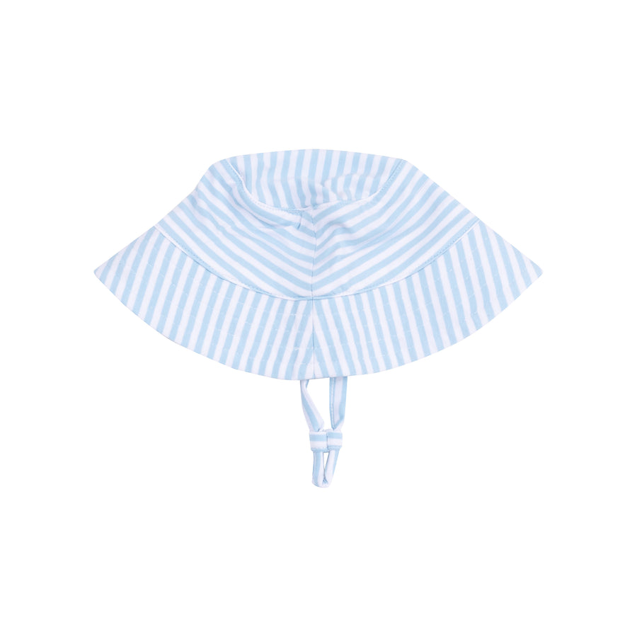 Bucket Hat - Golf Blue Stripe by Angel Dear