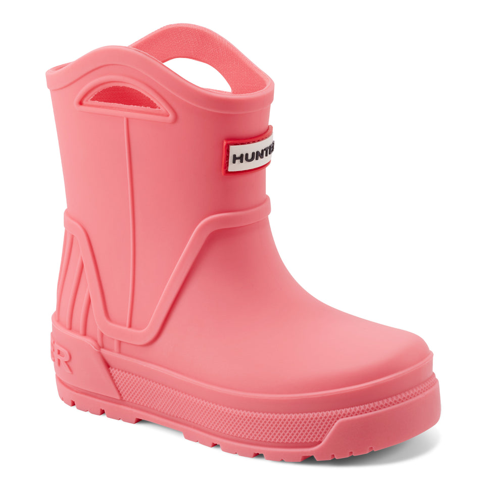Little Kids Georgey Waterproof Rain Boots- Medium Pink by Hunter Boots