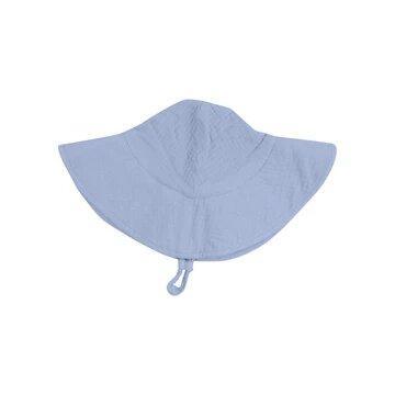 Wide Brim Sunhat | Muslin Dusty Blue by Angel Dear