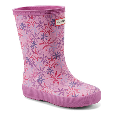 Kids First Classic Rain Boots- Multicolor Floral Print by Hunter Boots