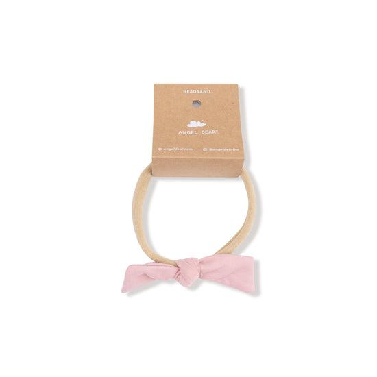Basics- Mellow Rose- Bow With Nylon Headband by Angel Dear