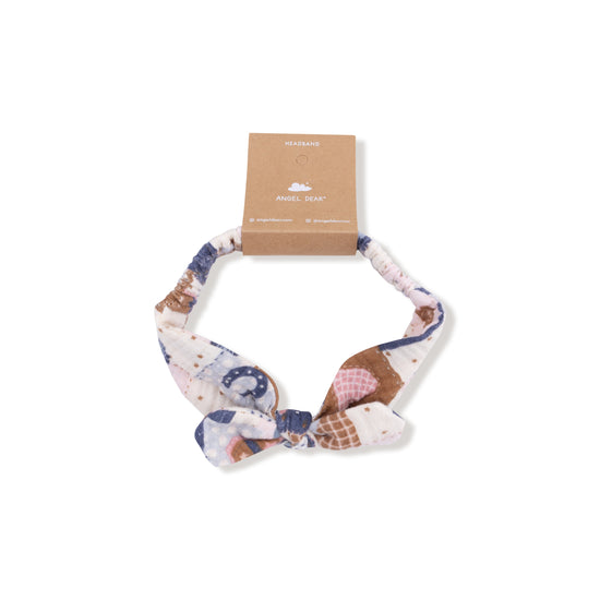 Knot Headband- Patchwork Cowgirl by Angel Dear