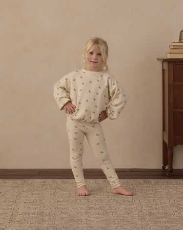 Spongey Knit Set || Butterfly Ditsy by Rylee + Cru