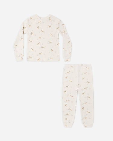 Organic Long Sleeve Pajama Set || Fawns by Rylee + Cru