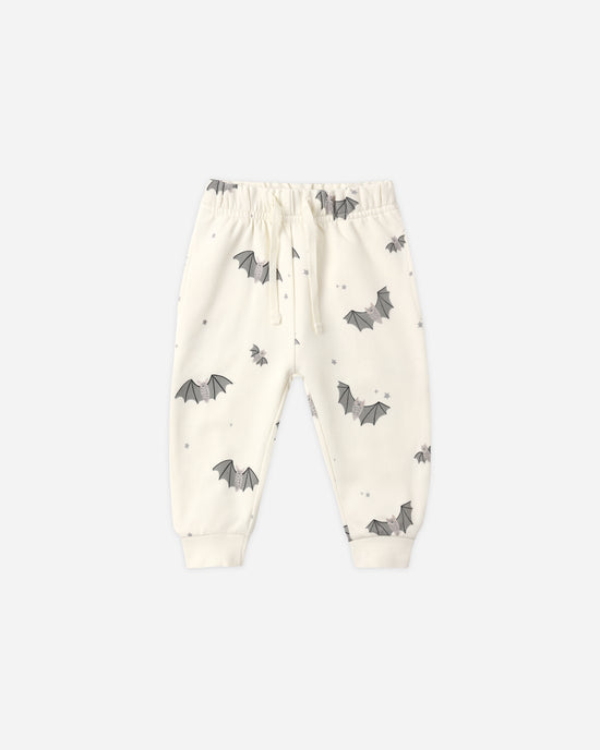 Relaxed Fleece Sweatpant || Baby Bats by Quincy Mae