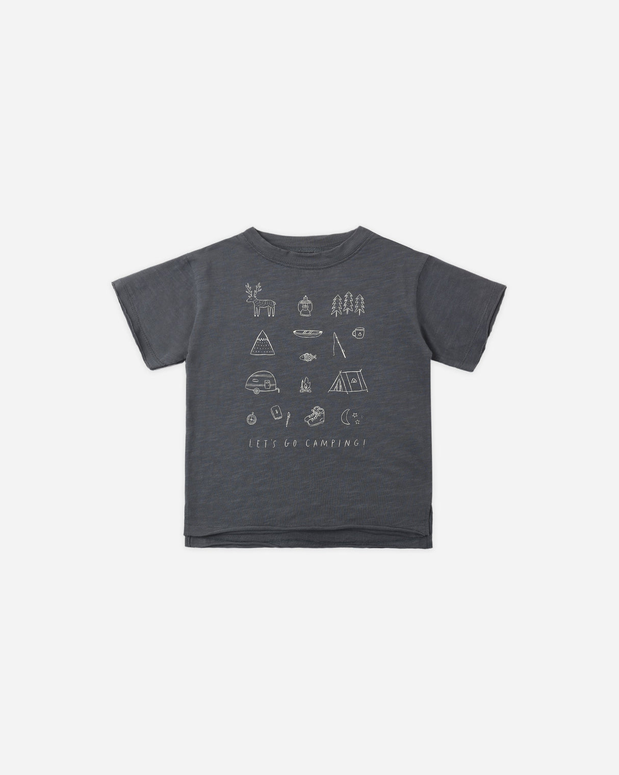 Raw Edge Tee || Let's Go Camping by Rylee + Cru