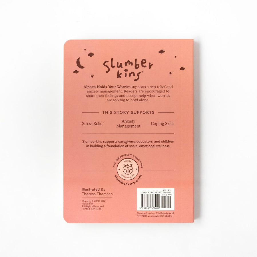 Alpaca Holds Your Worries: A Lesson in Stress Relief by Slumberkins