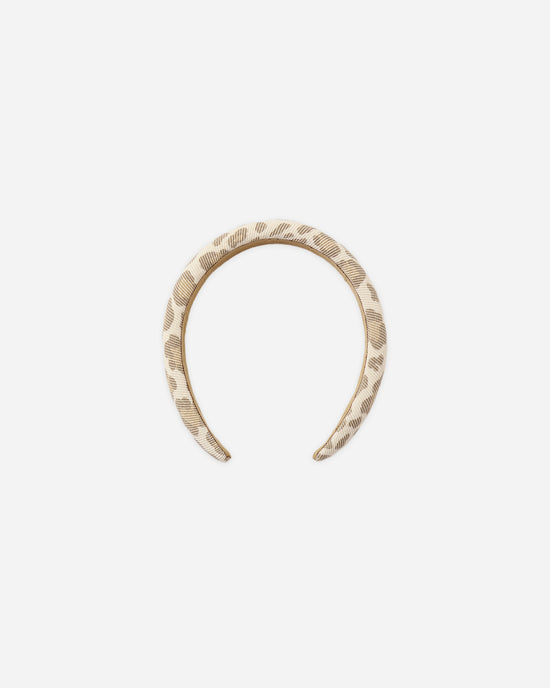 Padded Headband || Leopard by Rylee + Cru