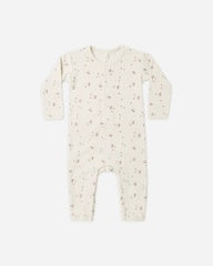 Ribbed Baby Jumpsuit || Fall Ditsy by Quincy Mae
