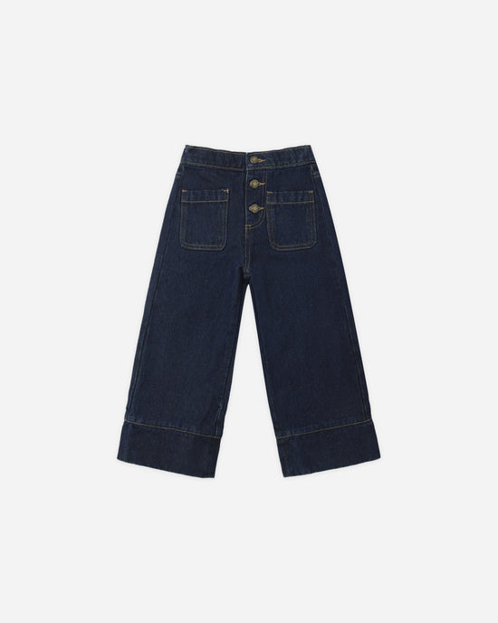 Patch Pocket Pant || Dark Indigo by Rylee + Cru