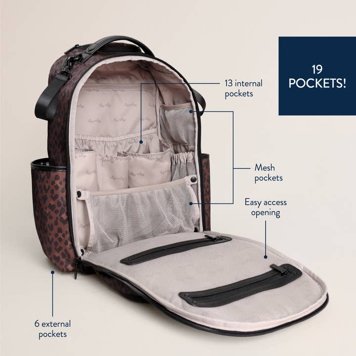 Leopard Boss Plus Diaper Bag by Itzy Ritzy