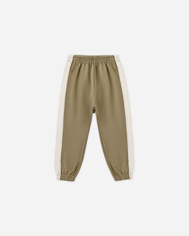 Paneled Sweatpant || Olive by Rylee + Cru