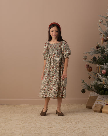 Adelaide Dress || Holiday Floral by Rylee + Cru