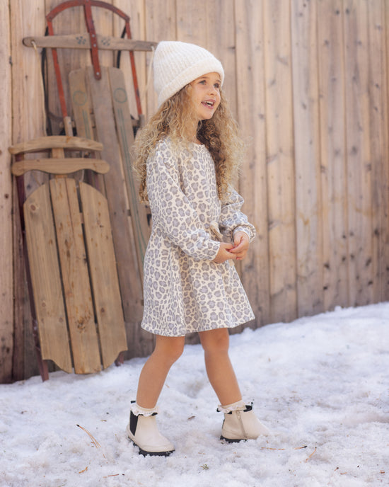 Tate Dress || Blue Leopard by Rylee + Cru