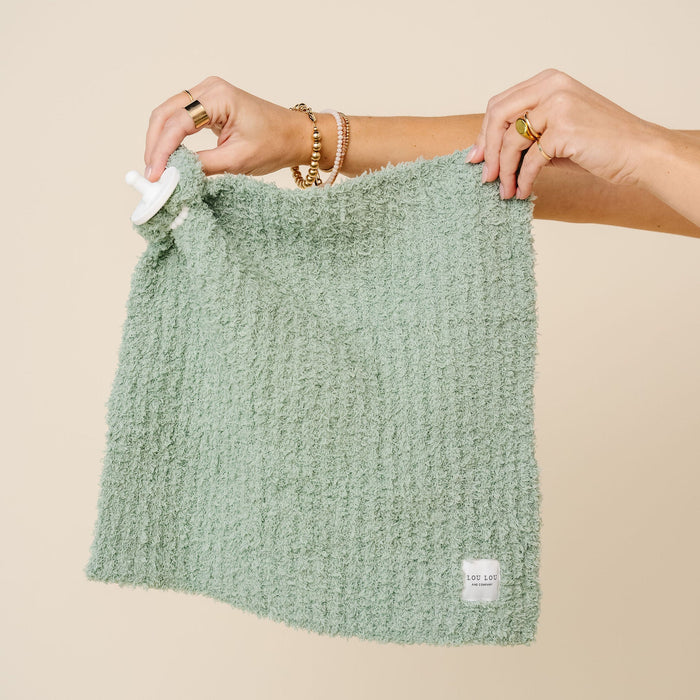 Chenille Blanket- Sage - Mini/Lovey by Lou Lou & Company
