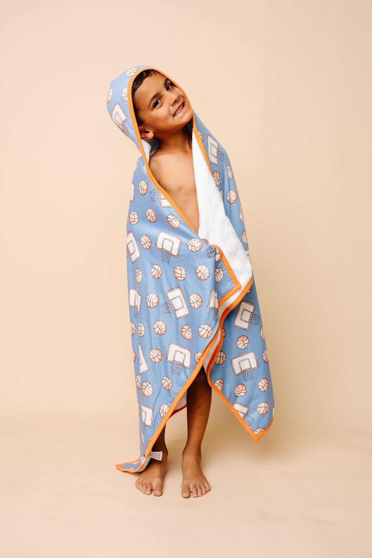 Big Kid Hooded Towel - Dunk by Copper Pearl
