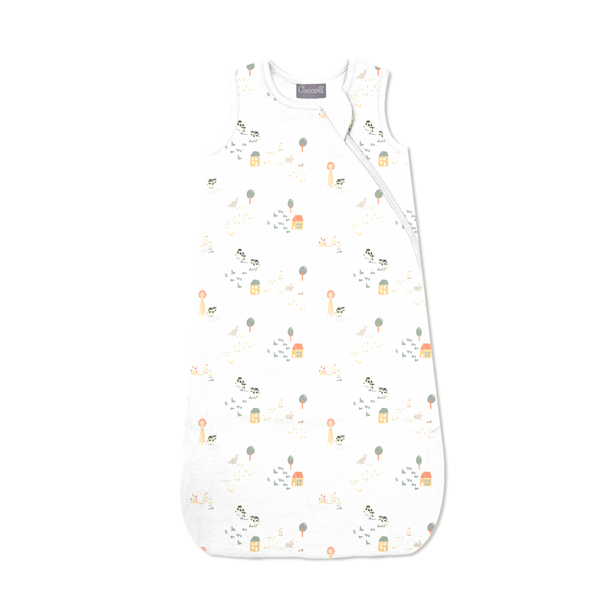 Infant - Modal 1.5 Togs Sleepsack- Farm Animals by Coccoli