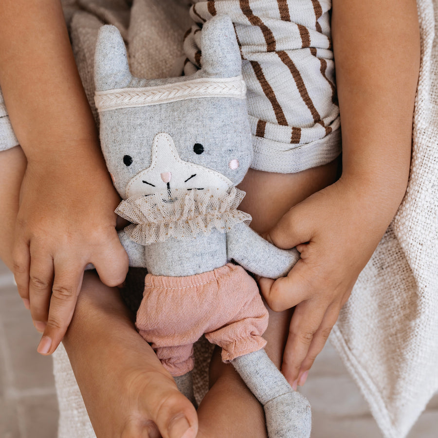 winnifred cat | soft toy by and the little dog laughed