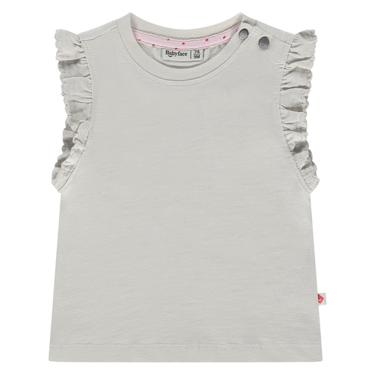 Baby Girl's Short Sleeve Top- Ivory by Babyface