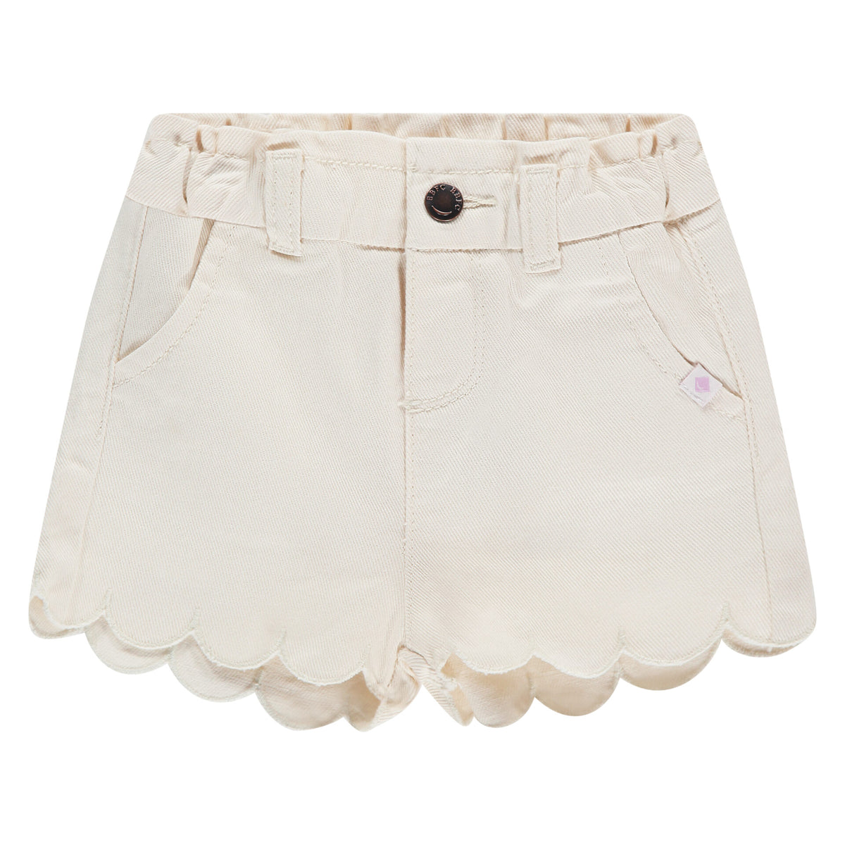 Baby Girl's Shorts- Ivory by Babyface