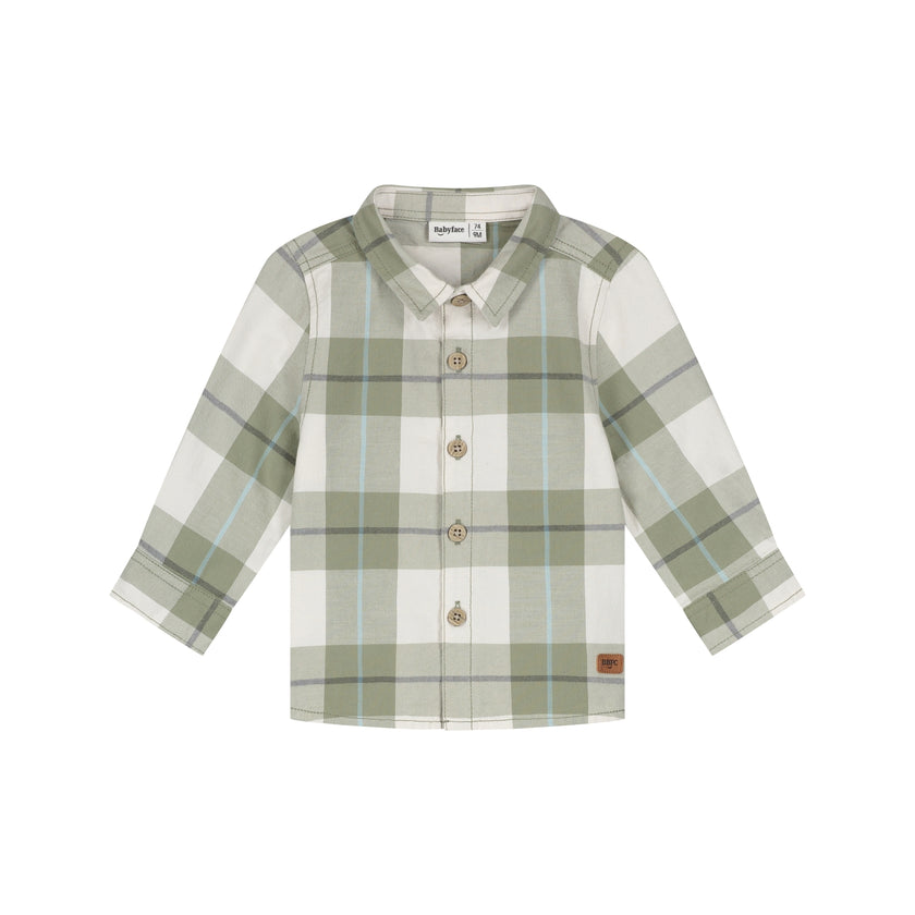 Baby Boys Long Sleeve Dress Shirt- Frog by Babyface