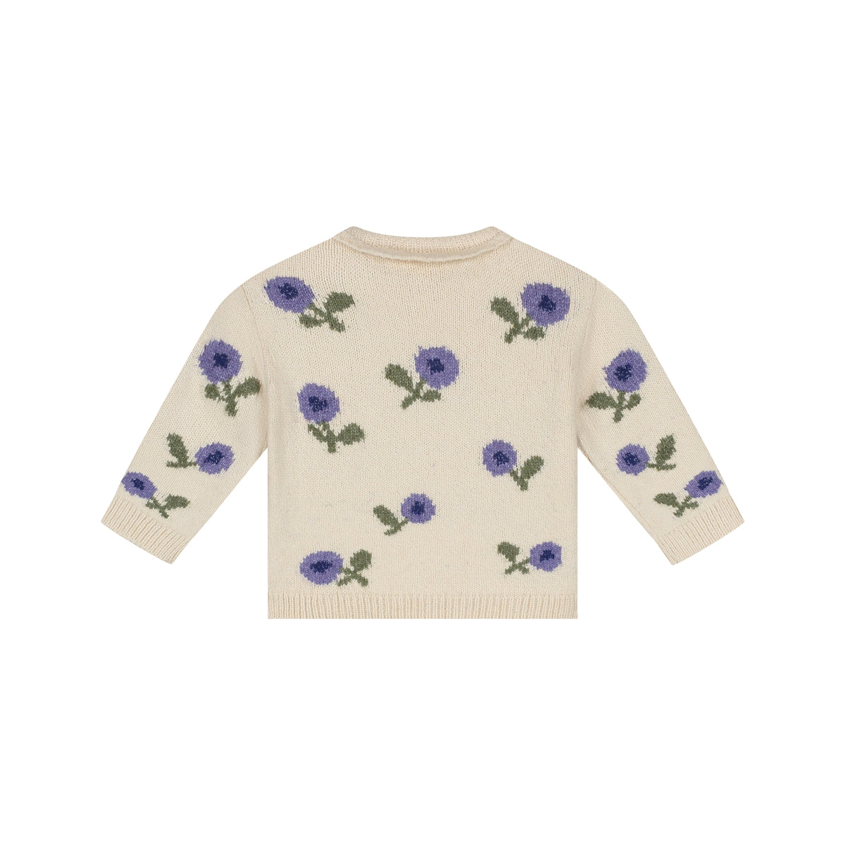 Baby Girls Pullover- Cream Flower by Babyface