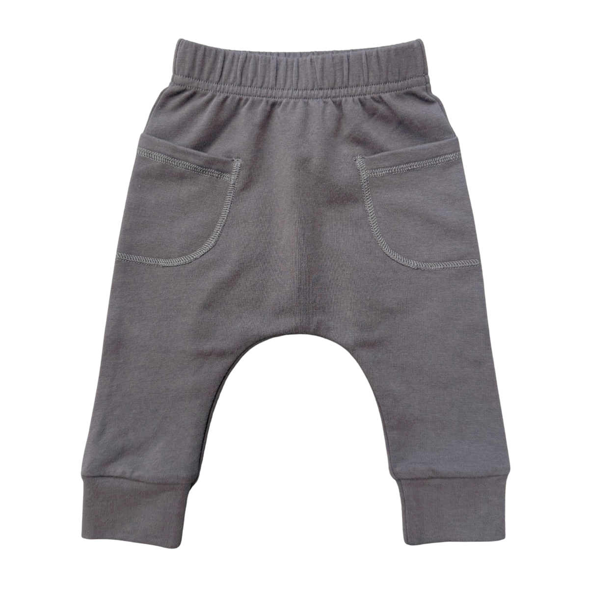 Baby Boy Pocket Pants- Tornado Gray by Babysprouts