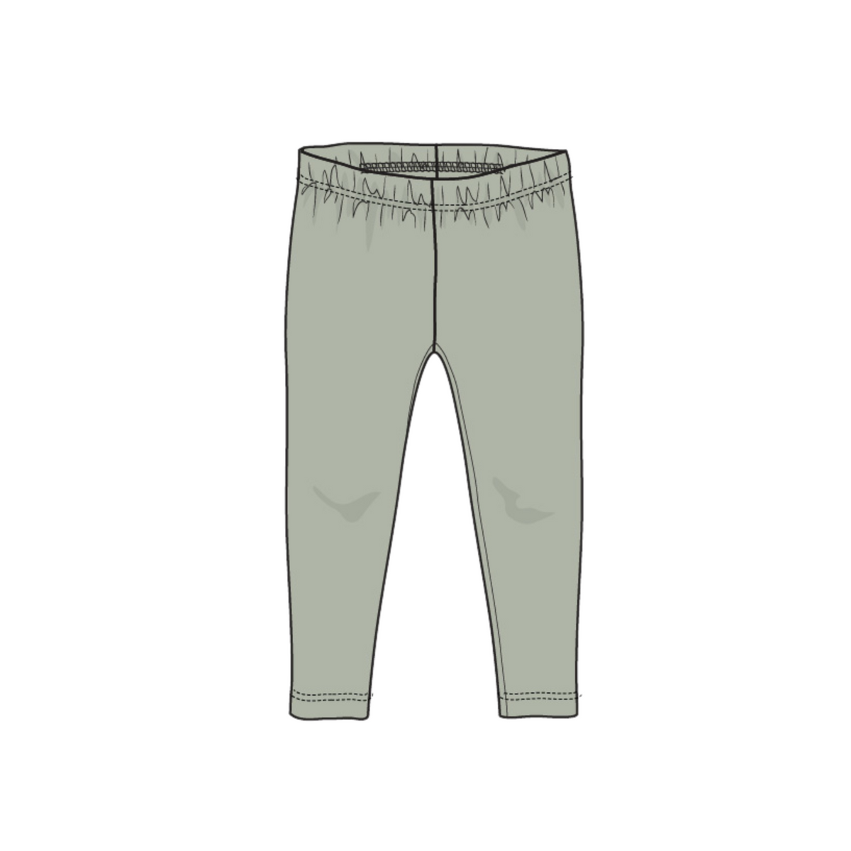 Basic Leggings - Sage by babysprouts